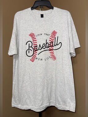 🌼BASEBALL MOM Life Graphic T-Shirt. Size XL.🌼